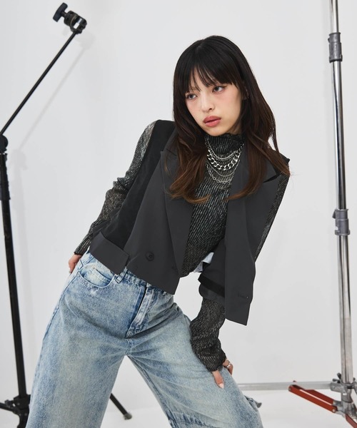 トップス shi-choco DIP IN CHOCOLATE tシャツ メロウラメシアートップス「DIP IN