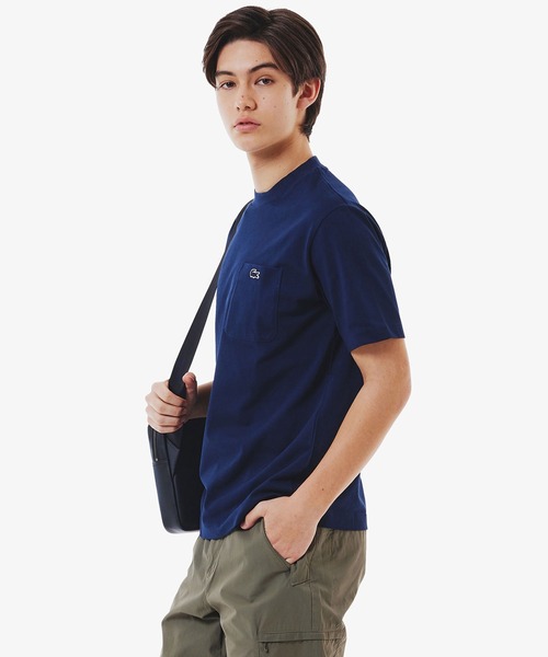 LACOSTE（ラコステ） tシャツ アウトラインクロックポケットTシャツ