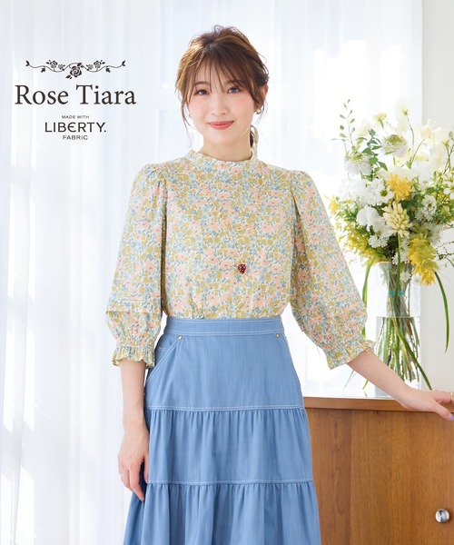 Rose Tiara（ローズティアラ） ブラウス シャツ 夏 Rose Tiara with