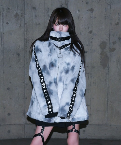 REFLEM（レフレム） ジップアップブルゾン FREE ブルー レディース