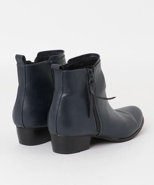 「ORiental TRaffic」 ショートブーツ LL ネイビー レディース_画像2