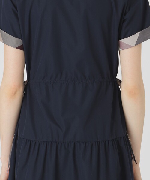 BLUE LABEL CRESTBRIDGE ワンピース ストレッチプルーフクロス