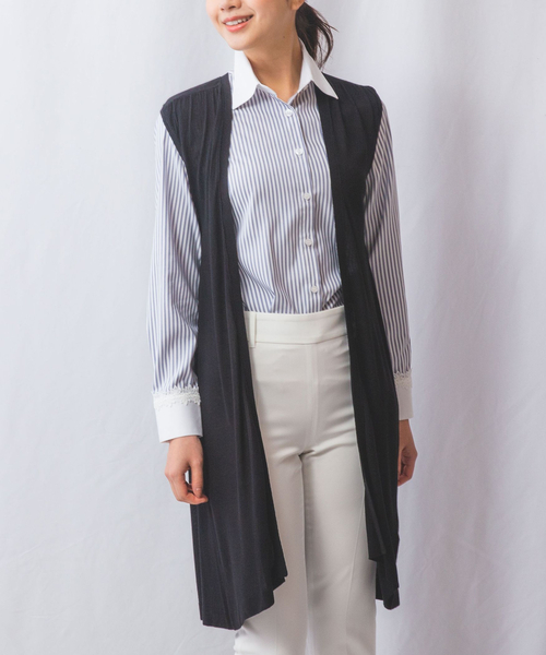 ナラカミーチェ（NARACAMICIE）/【NARACAMICIE】トッパーニットジレ NARACAMICIE（ナラカミーチェ） ニット セーター 「NARACAMICIE