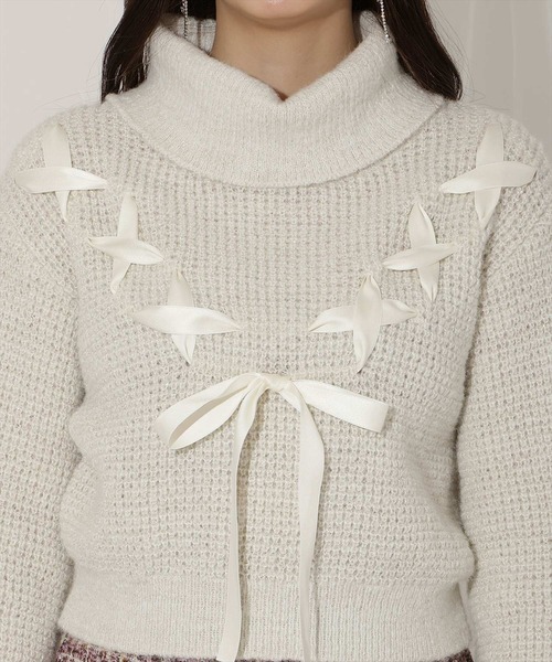 「WILLSELECTION」 タートルネックニット FREE ラベンダー レディース_画像5