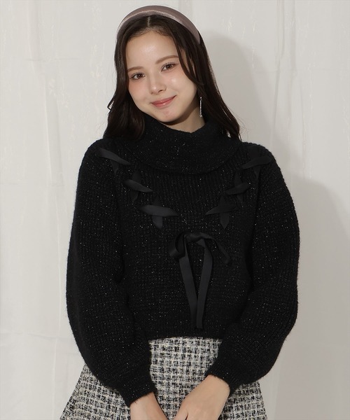 「WILLSELECTION」 タートルネックニット FREE ラベンダー レディース_画像8