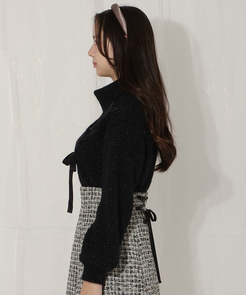 「WILLSELECTION」 タートルネックニット FREE ラベンダー レディース_画像9