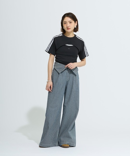 adidas tシャツ カットアウト カリ半袖Tシャツ / アディダス