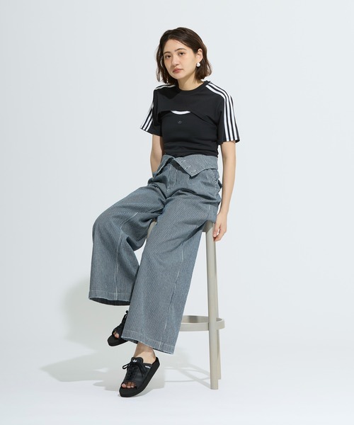 adidas tシャツ カットアウト カリ半袖Tシャツ / アディダス
