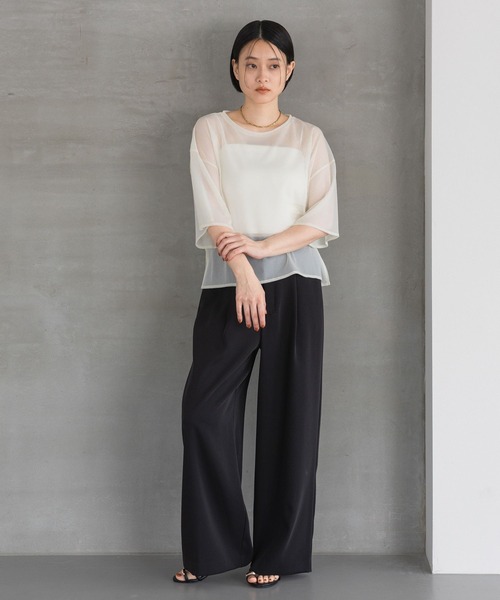 A part by tシャツ シアーBIGプルオーバー_5S レディース