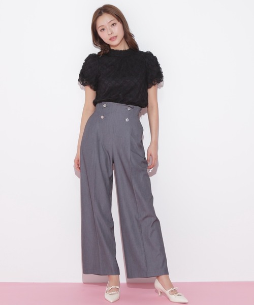 【お値下げしました！】美品♡ジルスチュアート♡タイプライターバルーンシャツ セール】◇ラッフルタイブラウス（シャツ/ブラウス）｜JILL by
