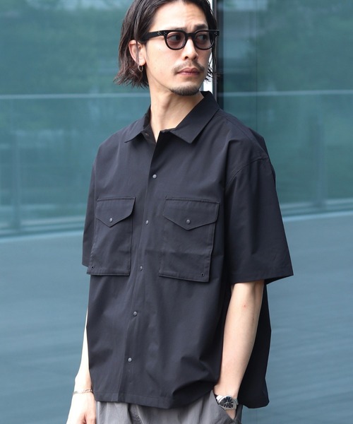 BEAMS GOLF メッシュシャツ L 黒 BEAMS GOLF｜【別注】ELECTRIC GOLF / サイドメッシュ モック