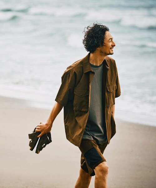 B：MING by BEAMS シャツ 「セットアップ対応」ランド アンド