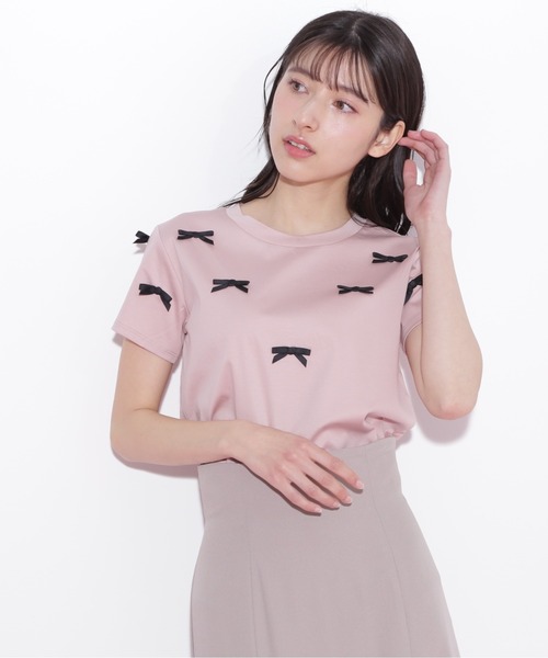 ♡JILTU ジルチュ リボン Tシャツ ribbon tee pink♡