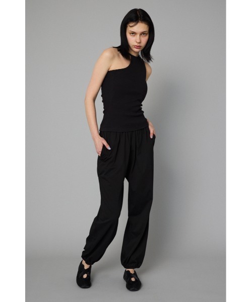 HeRIN.CYE タンクトップ ノースリーブ Asymmetry neck tank top