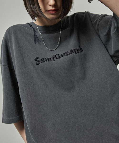 Hat Fashions グレー Tシャツ レディースセレクト ロックTシャツ / EDST-ゴースト5 Tシャツ