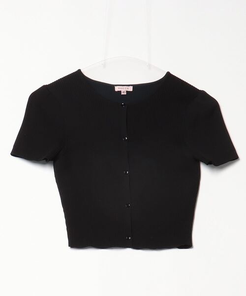 「TOCCA」 半袖ニット X-SMALL ブラック レディース