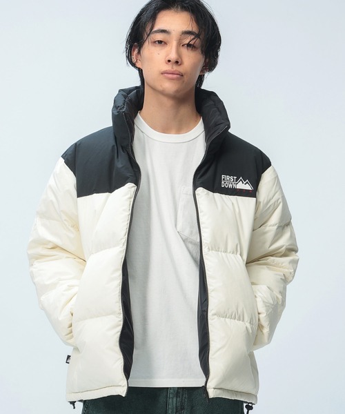 FIRST DOWN（ファーストダウン） ダウンジャケット M オフホワイト