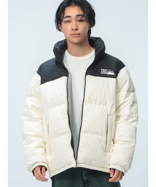FIRST DOWN（ファーストダウン） ダウンジャケット M オフホワイト
