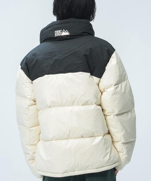 FIRST DOWN（ファーストダウン） ダウンジャケット M オフホワイト