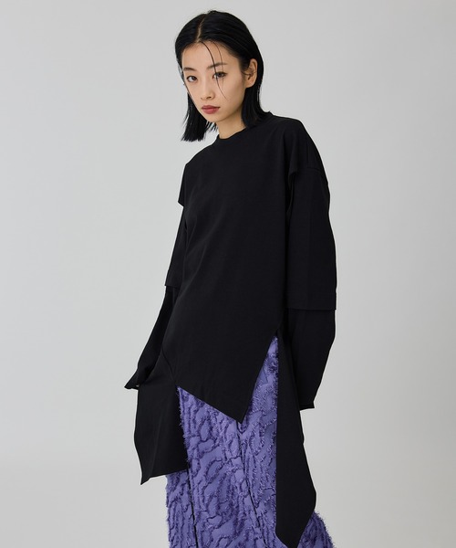 「UNITED TOKYO」 長袖カットソー FREE ブルー レディース UNITED TOKYO 「UNITED TOKYO」 長袖カットソー FREE ブルー