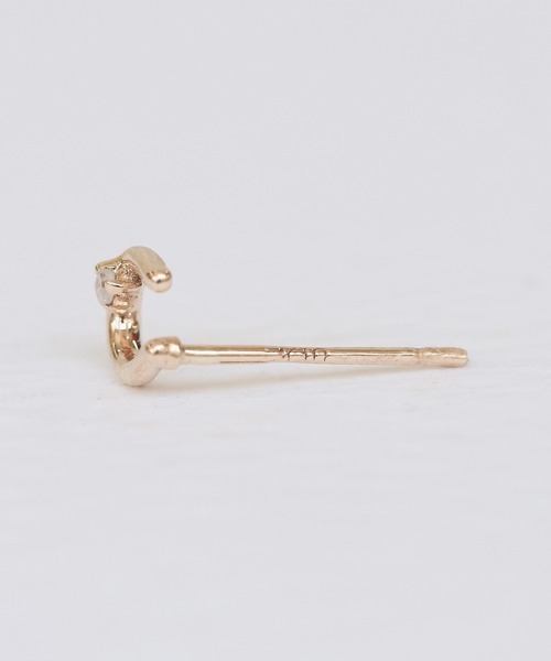 NOIR DE POUPEE（ノワールドプーペ） ピアス K10 Lucky U petit joie