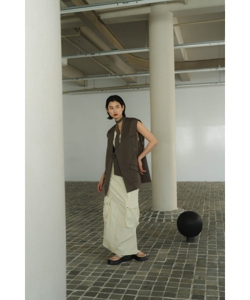 Knuth Marf（クヌースマーフ） ベスト ジレ 2way collarless gilet