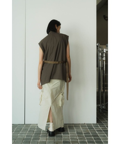 Knuth Marf（クヌースマーフ） ベスト ジレ 2way collarless gilet
