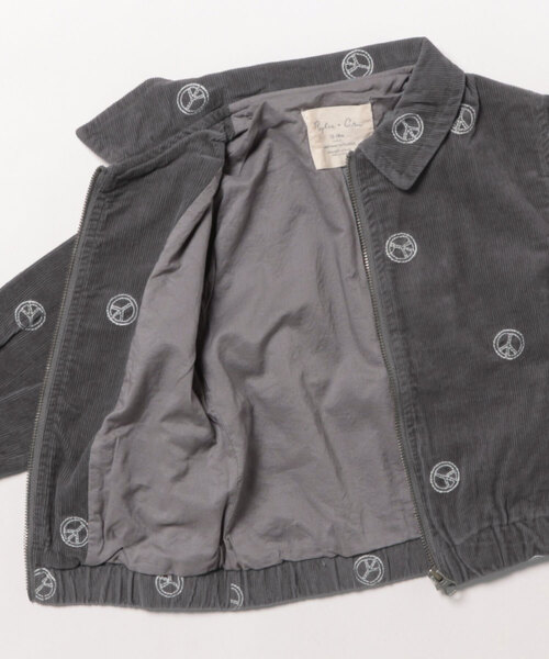 ベビー 「Rylee＋Cru」CORD BOMBER || PEACE EMBROIDERYの画像