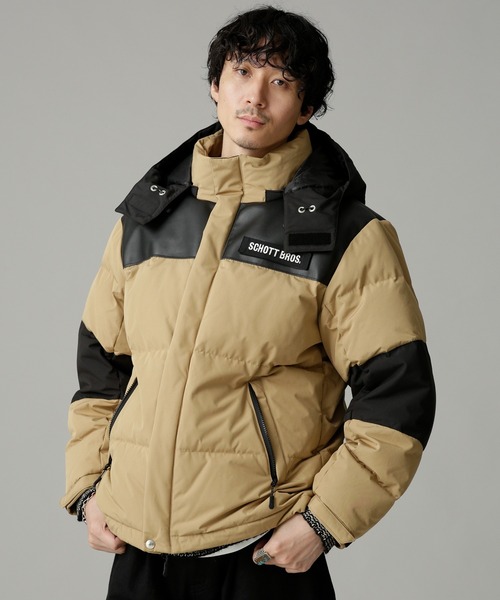 SCHOTT　ショット　ダウン　M schott（ショット）の「Schott (ショット) モーターサイクル ダウン