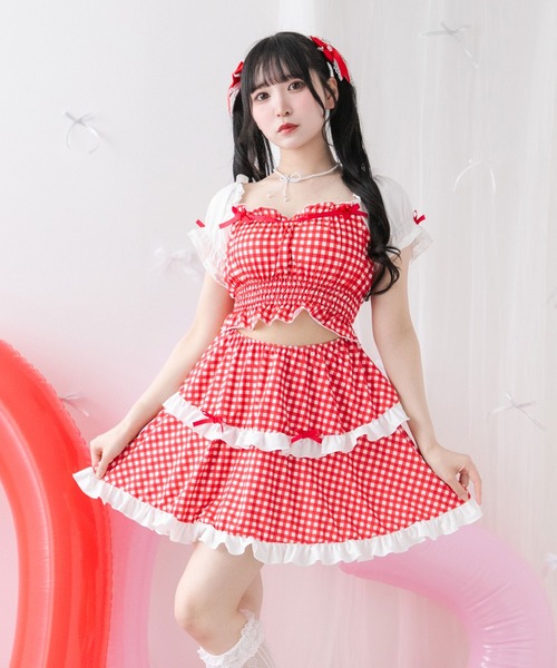 Dear my Love 水着 ピンク DearMyLove水着特集 2020｜かわいいプチプラファッション通販 夢