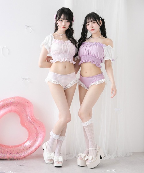 Dear my Love 水着 ピンク Dear my Love 水着 ピンク レディース - 水着・ラッシュガード