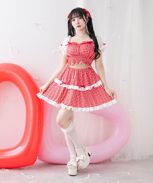 Dear my Love 水着 ピンク ディアマイラブ（DearMyLove)水着｜かわいいレディース