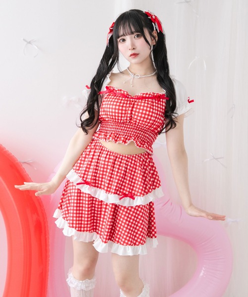 DearMyLove 水着 6wayフリルリボン水着 レディース : ZOZOTOWN Yahoo
