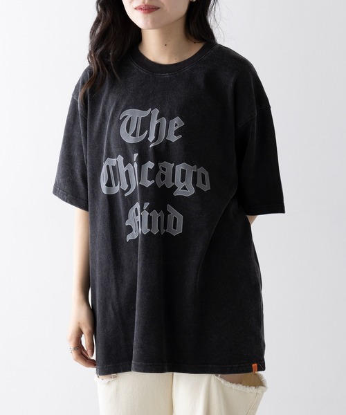 tシャツ 「UNIVERSAL OVERALL」LOGOPTT CHEMCIALWASH U2523210 レディース