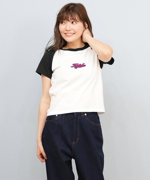 tシャツ X-GIRL/エックスガール ショート丈Tシャツ 105242011039 レディース