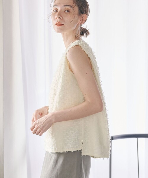 最終お値下げ【美品】UNITED ARROWS フリルノースリーブTシャツ 1600024Y0121_m1_a021.jpg