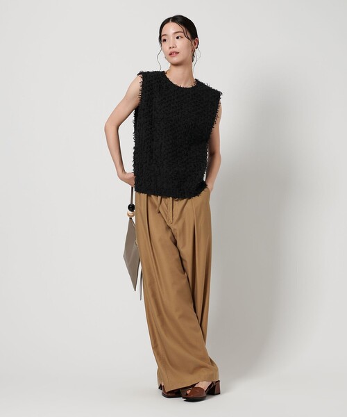 BEAUTY&YOUTH フリンジノースリーブトップス BEAUTY&YOUTH UNITED ARROWS（ビューティーアンドユース