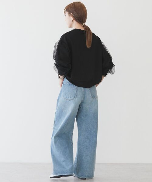 「AMERICAN HOLIC」 長袖カットソー M オフホワイト レディース