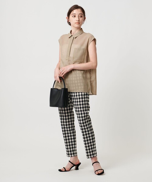 ブラウス シャツ Spiree asami フレンチスリーブブラウス -防シワ ウォッシャブル- レディース
