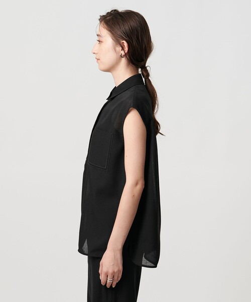 ブラウス シャツ Spiree asami フレンチスリーブブラウス -防シワ ウォッシャブル- レディース