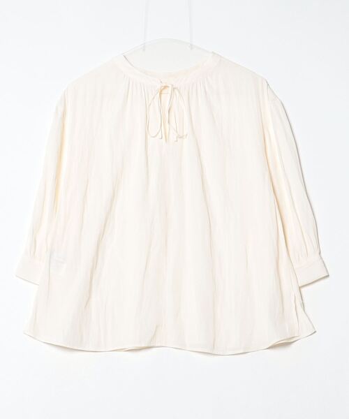 「green label relaxing」 長袖ブラウス X-SMALL オフホワイト レディース_画像2