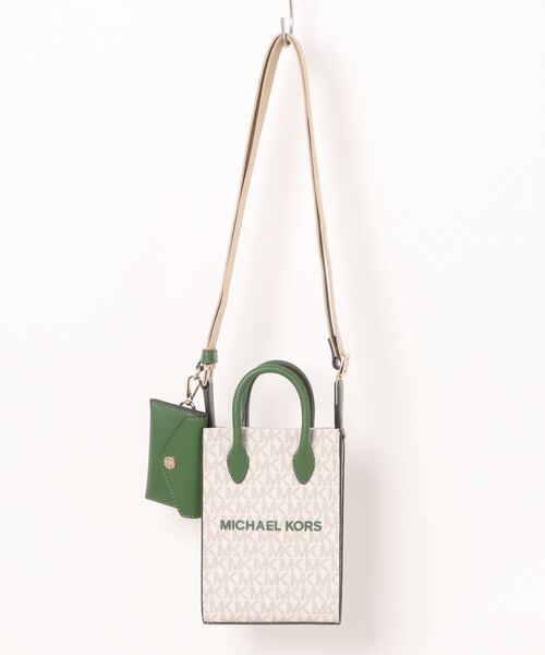 【美品】Michael Kors 緑色 2wayハンドバッグ MICHAEL KORS 「MICHAEL KORS」 2WAYバッグ FREE グリーン系