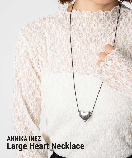 2/23迄限定値下げ/ANNIKA INEZ ハートネックレス ラージ ANNIKA INEZ（アニカイネズ） ネックレス ANNIKA INEZ Heart Necklace