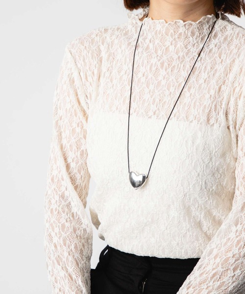 ネックレス ANNIKA INEZ Heart Necklace， Lrg アニカ イネズ ハート ネックレス レディースの画像