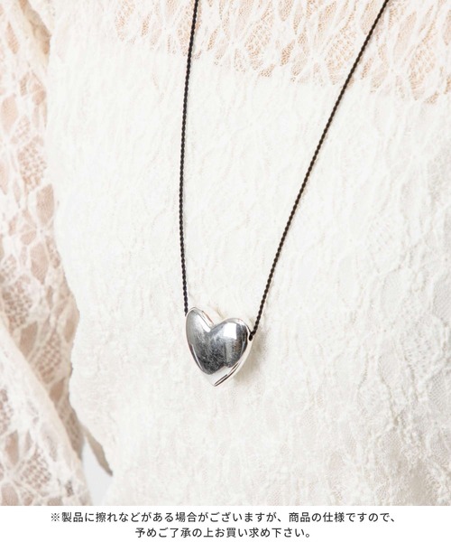 ネックレス ANNIKA INEZ Heart Necklace， Lrg アニカ イネズ ハート ネックレス レディースの画像