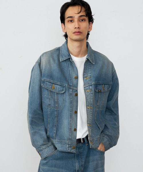 Lee デニムジャケット　Gジャン Lee デニムジャケット gジャン 「101 100周年」RIDERS101 WIDE