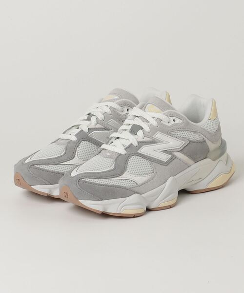 靴 New Balance GC9060 BA New Balance 9060 Grade School Lifestyle Shoes Light Grey