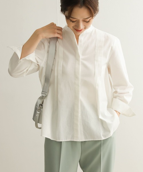 「URBAN RESEARCH DOORS」 長(zhǎng)袖ブラウス MEDIUM イエロー レディース