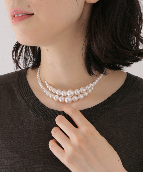 IENA（イエナ） ネックレス Pearl International CO/11SERPENTCHUTE