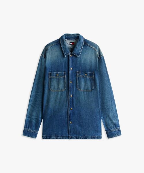 トミージーンズ  JEANS オーバースクリプトシャツ （ブラック） TOMMY JEANS トミージーンズ オーバースクリプトシャツ